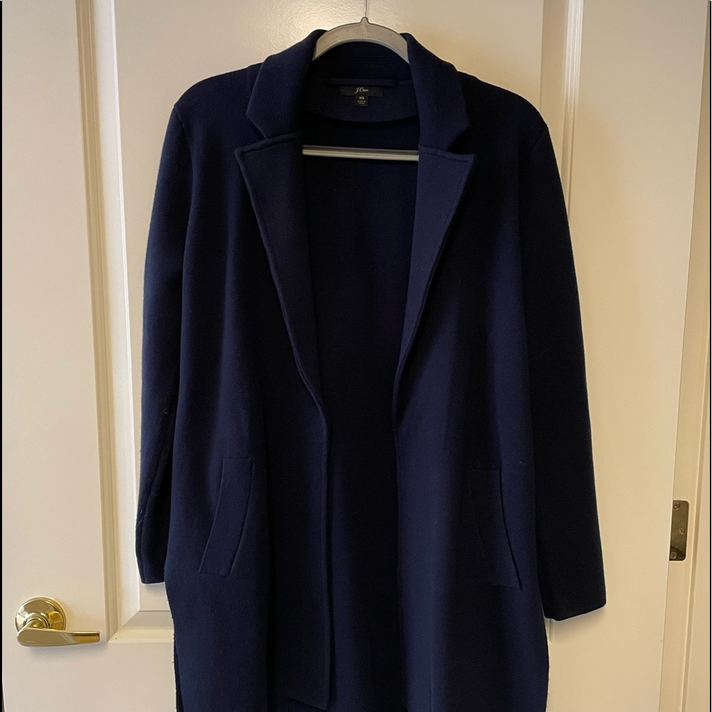 J.Crew navy cardigan